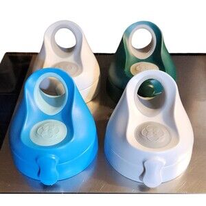 Lot of 4 Tervis Legacy Flip Top Lids 24 oz Replacement Screw On (Lids Only)